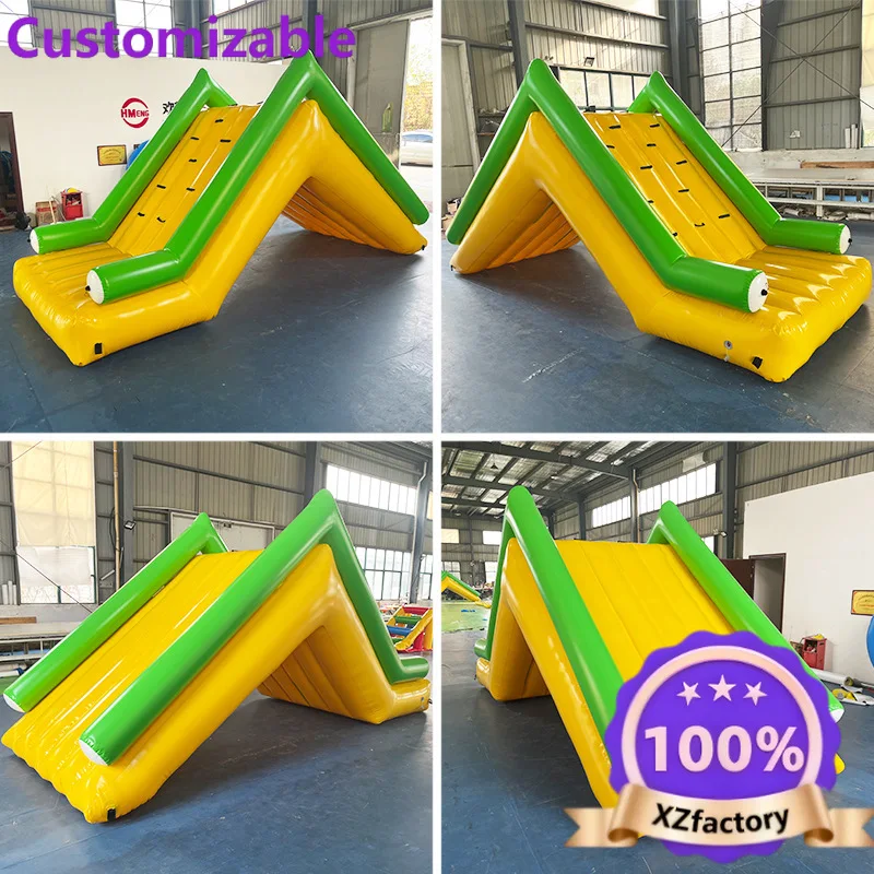 Factory Direct 2026 Inflatable water slide rock climbing children's park million ball pool toys water amusement facilities trian