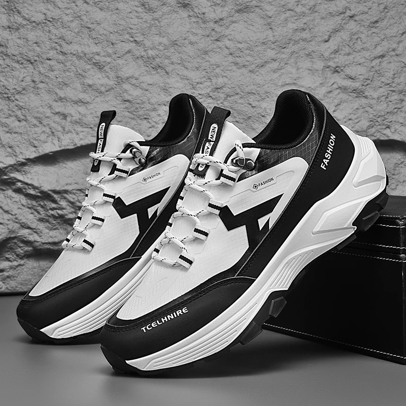 

ELUVA Men's Running Shoes Casual Sports Sneakers for Men Lightweight Breathable Non Slip Workout Gym Training Walking Shoes