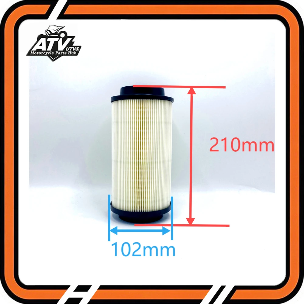 450 Air Filter For Polaris ATV Sportsman Scrambler 450 White ABS Filter Paper 7080595 7082101 3088387 1253114 5811633