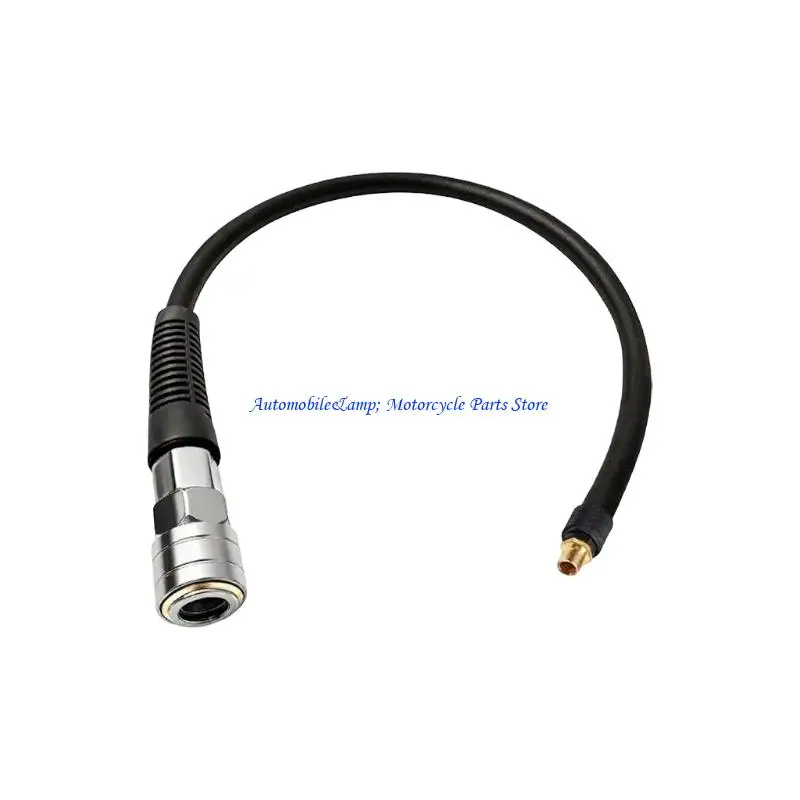 H7BD Garage Tire Inflation Coupler Adapter with Metal Air Chuck and Threaded End for Inflator Service and Daily Care