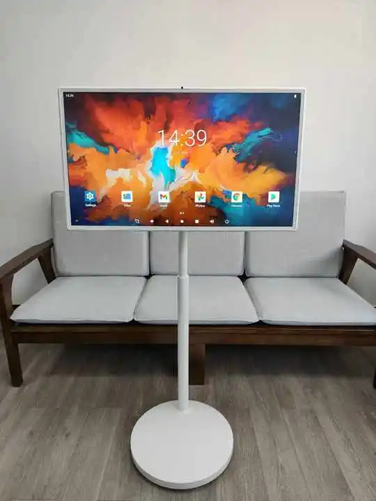 32 27 24 21.5 Inch White Smart Android 13 FHD Portable TV 1920x1080 LCD 13MP Camera Dual Band WiFi LED Game Mode for Bedroom