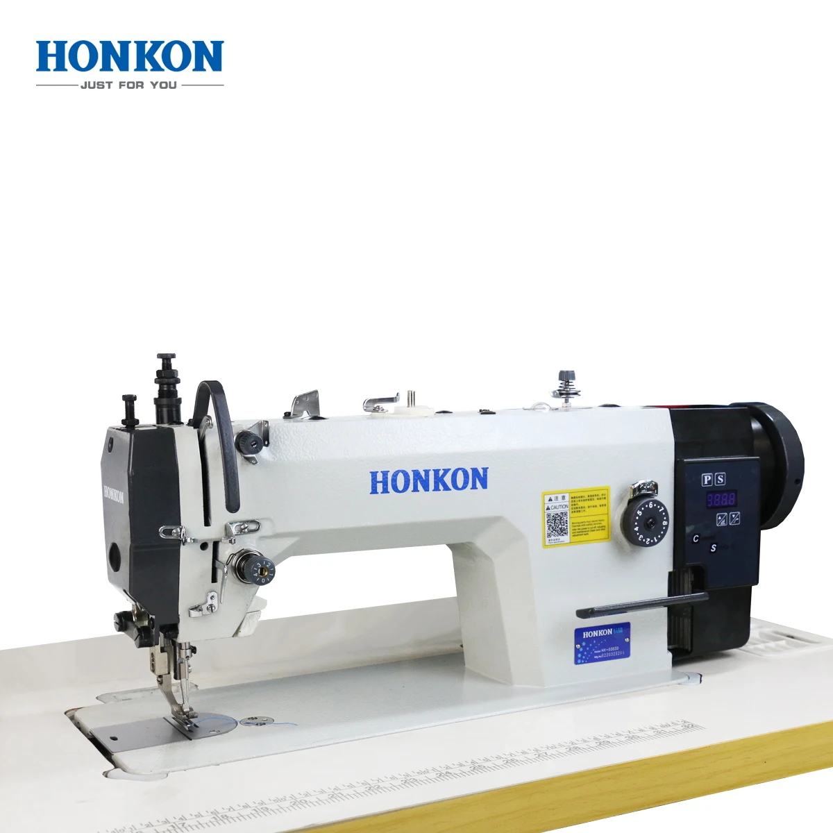 HK-0303D Mechatronice Computerized Compound Feed Heavy Duty Lockstitch Sewing Machine Wholesale Hot Style