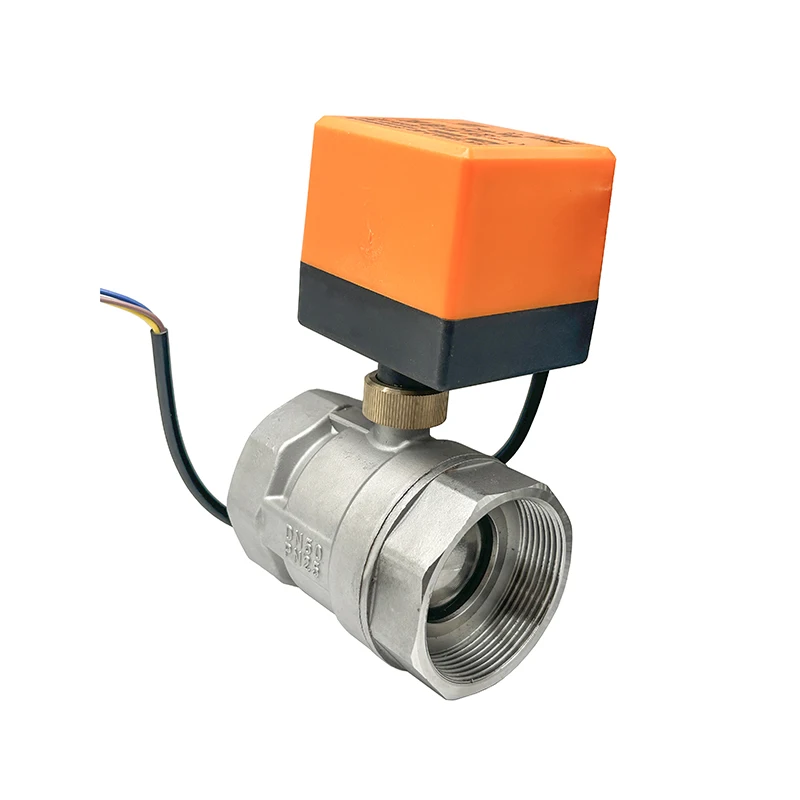 

DN15 DN20 DN25 DN32 DN40 DN50 304 Stainless Steel Electric Ball Valve 3-wire 2-way Control Motorized Ball Valve