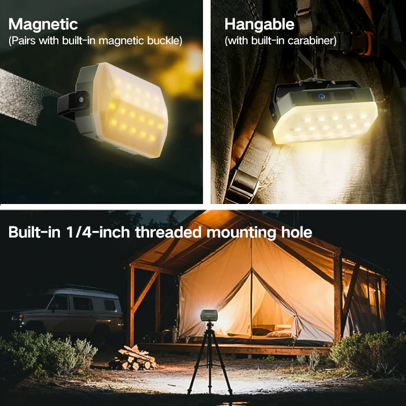Ultra Long Endurance Portable Strong Light Charging Outdoor Tea Drinking Campsite Tent Lighting image 5
