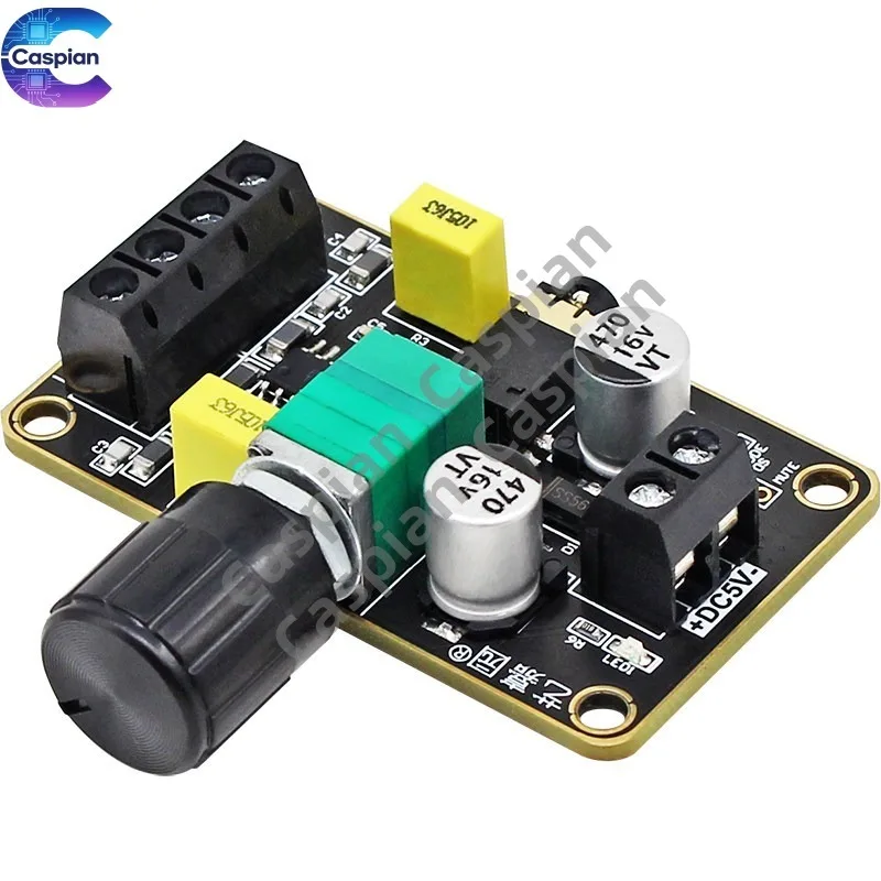 

DIY small audio box digital amplifier board 2 * 5W stereo dual channel D-class 5V audio amplification module PAM8406