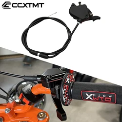 Alavanca do acelerador para motocicleta atv, 22mm, controlador de polegar, conjunto de cabo do acelerador para 50cc-150cc quad dirt bike universal