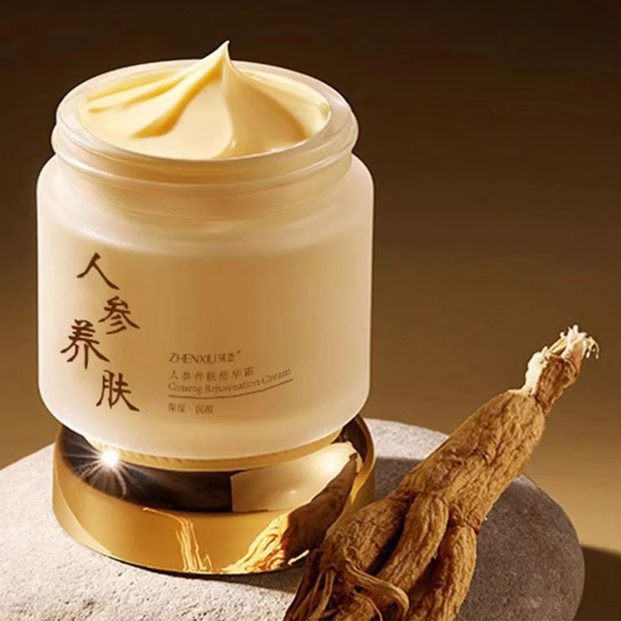 Chinese Ginseng Face Cream Anti-wrinkle Moisturizing Smoothing Ginseng Serum Anti Aging Reduce Fine Lines Moisturizer Skin Care
