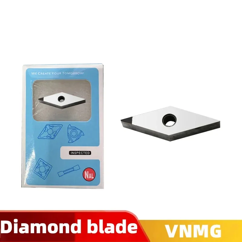 

Твердосплавная токарная пластина VNMG160404 VNMG160402 VNMG160408 VNMG PCD для обработки алюминиевых сплавов, фрезерования и токарной обработки на станках с ЧПУ