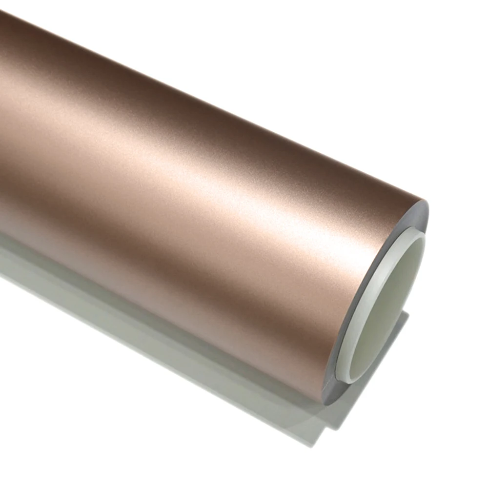 High Quality Self Healing Self Adhesive Color Changing Car Body Wrap Film TPU Satin Rose Gold PPF Gloss