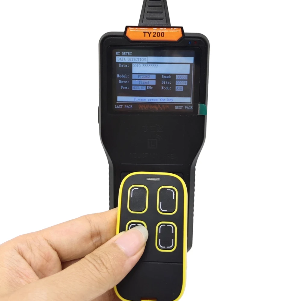 TY200 Handset Remote Control, Suitable for Locksmith Tools, 280-868MHz, Garage Door Remote Control