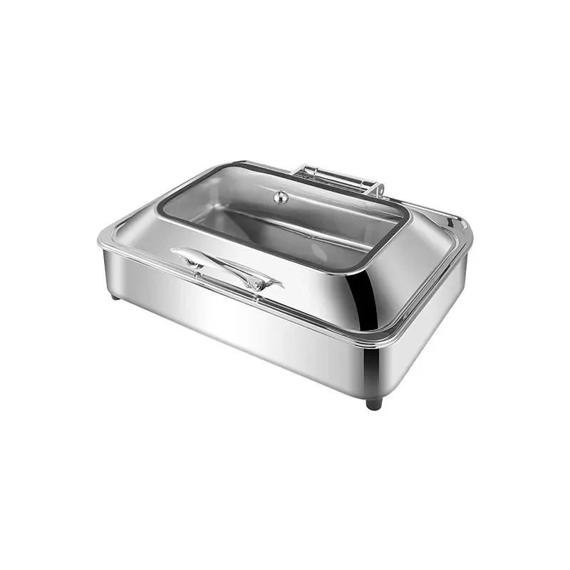 Commercial Stainless Steel Electric Food Warmer Buffet Set With Lid For Restaurant Hotel Wedding Catering Party