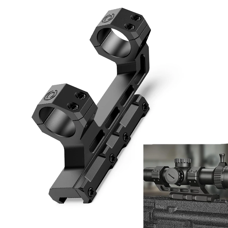 

CVLIFE Cantilever Scope Mounts Offset Dual Ring One-Piece Optic Riflescope Mount 1inch/30mm Tube 1.57" Height for Picatinny Rail