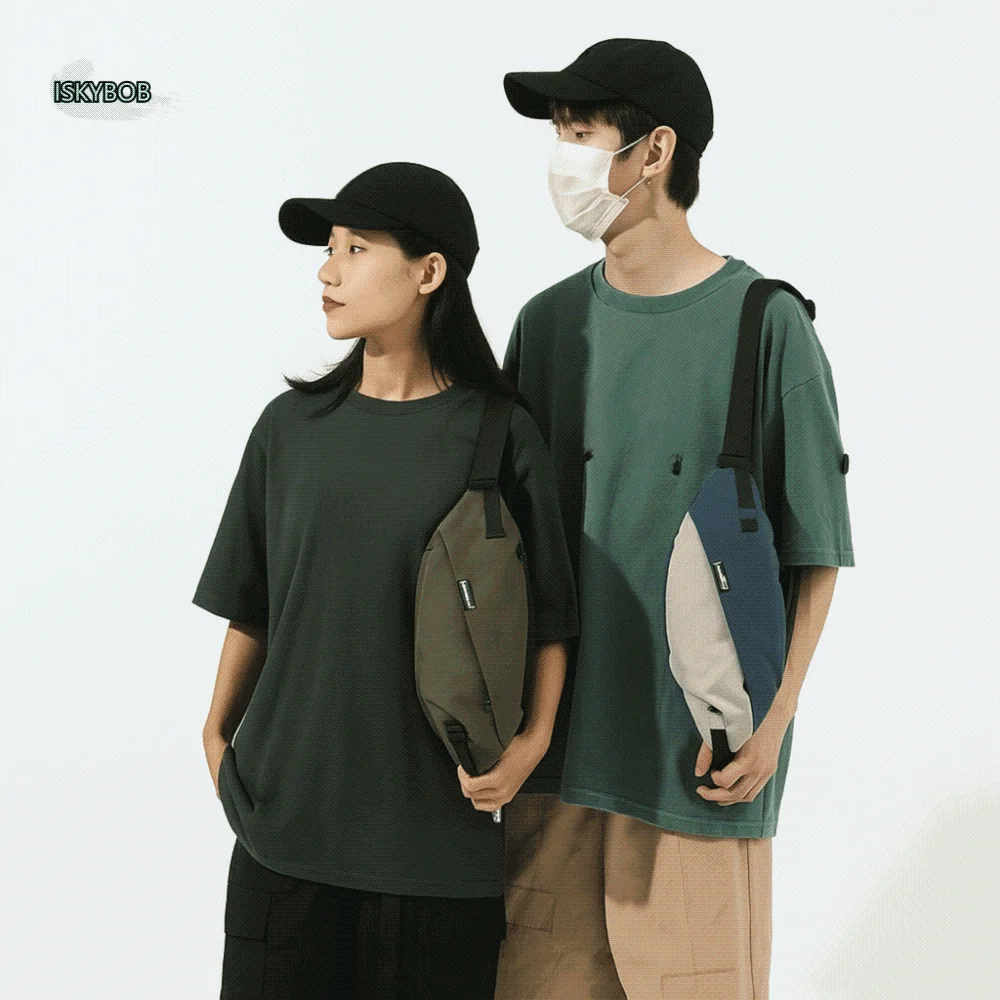 

Нейлоновые поясные сумки большой вместимости, модная сумка через плечо на молнии, легкие мужские поясные сумки на одно плечо, дорожные сумки