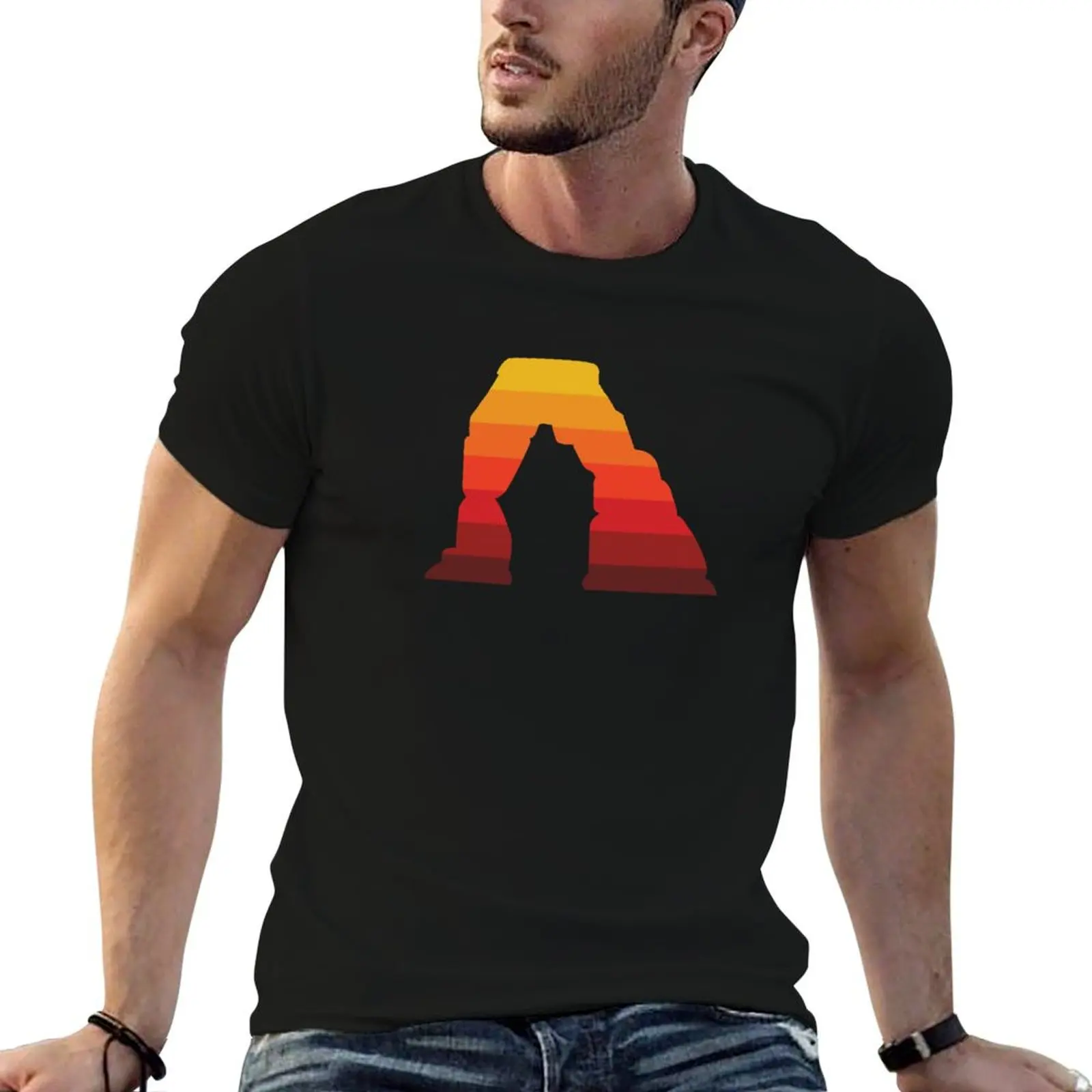 

Utah Arch T-Shirt man t shirt graphic anime t shirts oversize T-Shirt