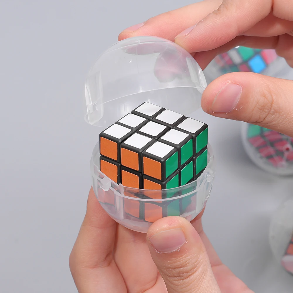 Creative Mini Cube Surprises Egg Toy Wholesale Transparent One-piece Egg Ball Puzzle Cube Toys Children\'s Game Interactive Gifts