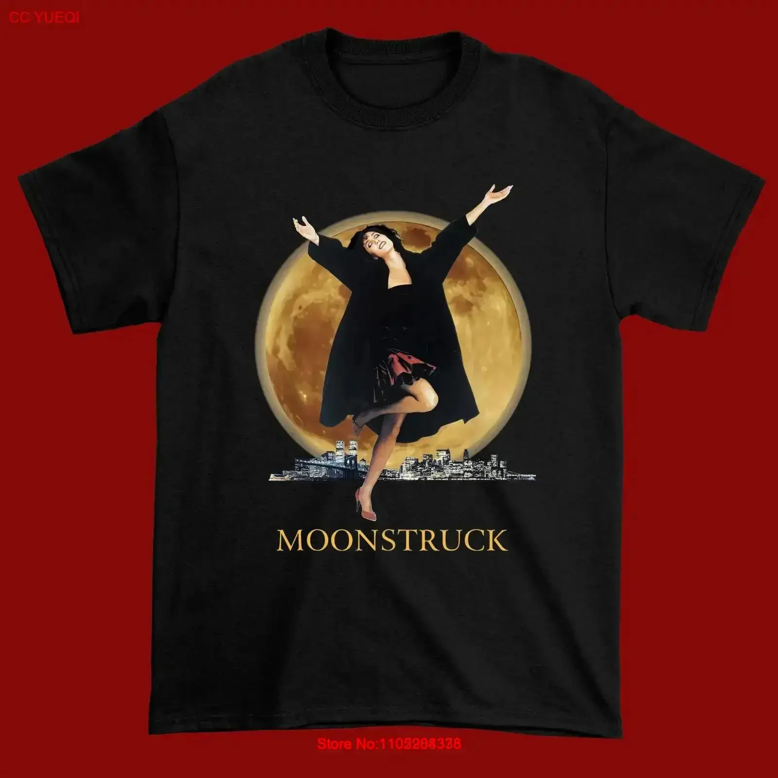 تي شيرت Cher Shoop قطن أسود للرجال S 234XL تي شيرت عتيق مغسول وممتد غير رسمي قليلاً للارتداء اليومي ملابس الشارع #1