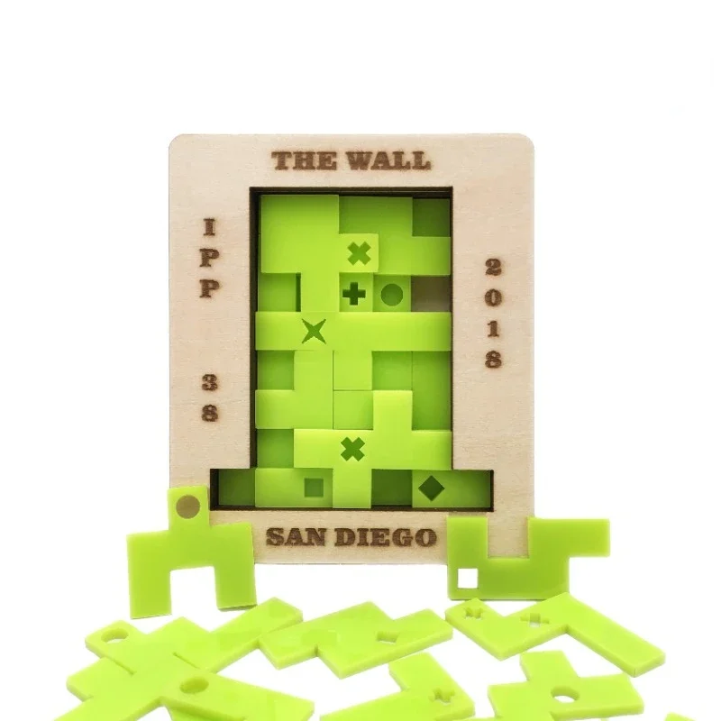 Wall foreign hell difficulty super difficult brain burning puzzle multi-layer puzzle puzzle wooden desktop toy