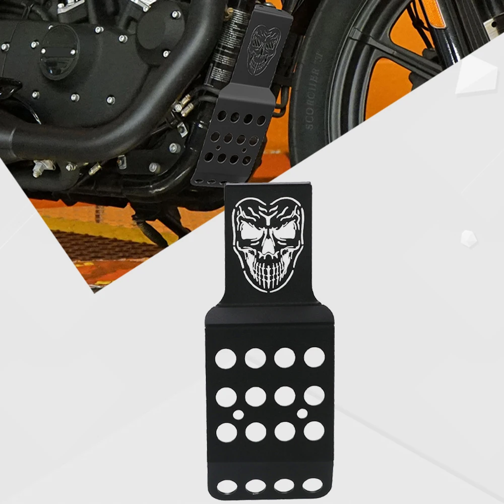 

XL883 XL1200 Motorcycle Front Engine Guard Protector Lower Chin Fairing Spoiler Cover For Sportster Iron XL 883 1200 48 72 XL48