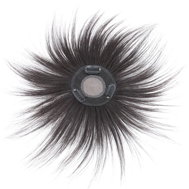 9x9 سنتيمتر قطعة شعر ريمي الشعر البشري الطبيعي السيدات توبر بسرعة زيادة حجم المبيعات للنساء ترقق الشعر وتغطية الشعر الرمادي #3