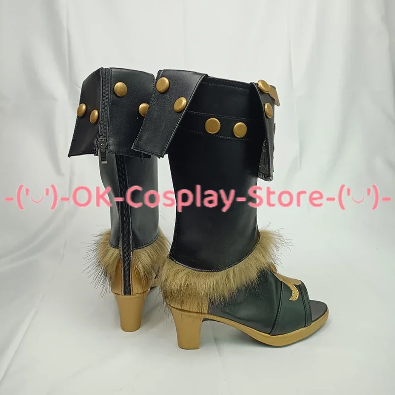 Sapatos Collei Cosplay, Game Genshin Impact Prop, Botas de Carnaval de Halloween, Custom Made