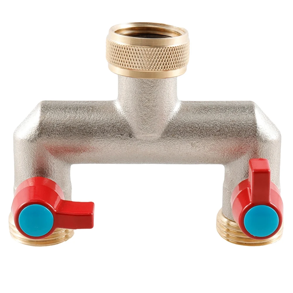 Water Distributor Hose Splitter 1 Pieces 126*85*50mm 2-Way Valve Easy To Install Faucet Diverter For Most Faucets