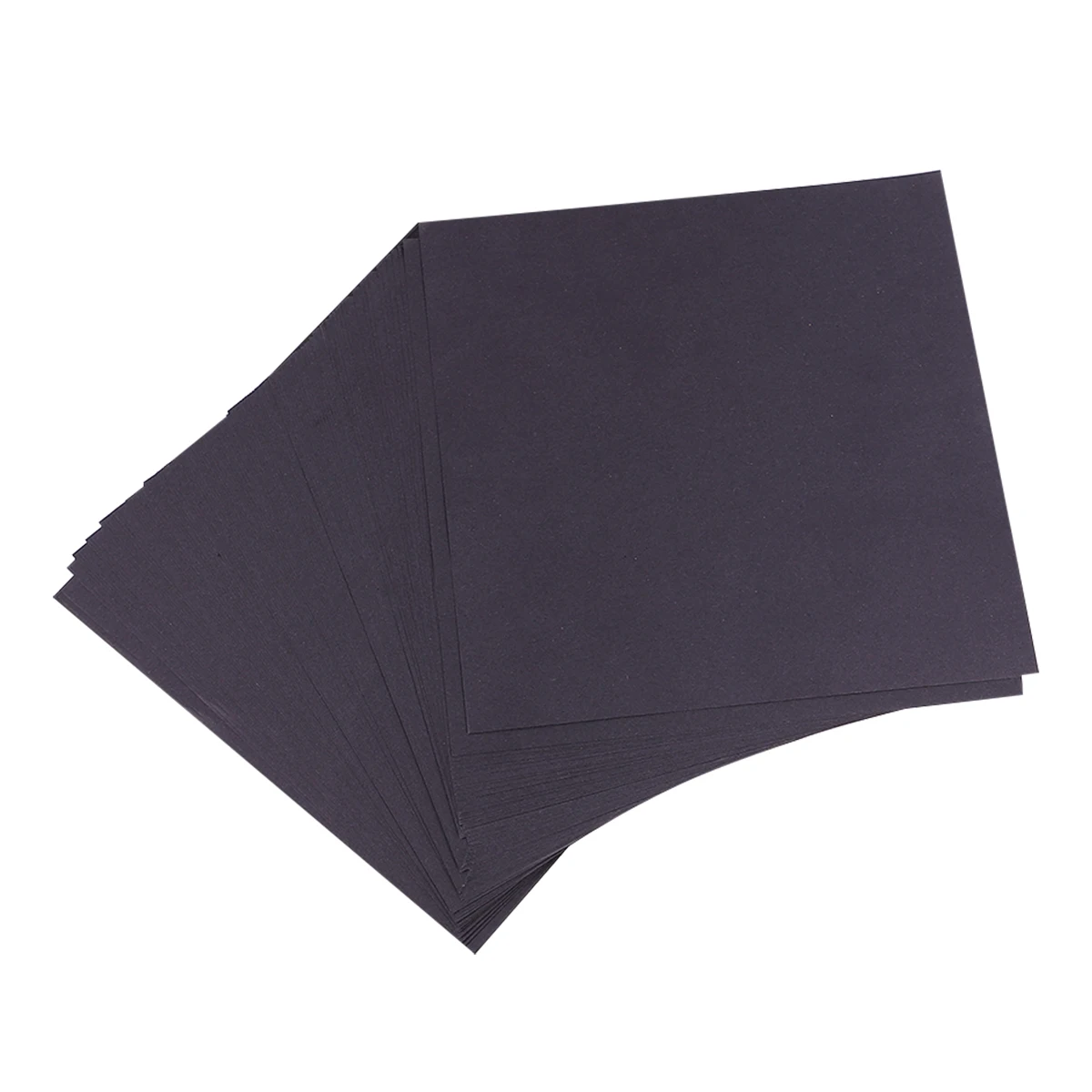 100 stuks zwart vouwpapier veilig milieu voor doe-het-zelf handwerk papier kraan schoolprojecten handwerkbladen