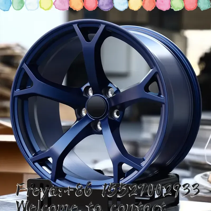 18 19 20 Inch 5x114.3 Forged Alloy Wheels Concave Deep Blue Custom Center Cap 19x10 for 350z 370z Nissmo V1 Wheels