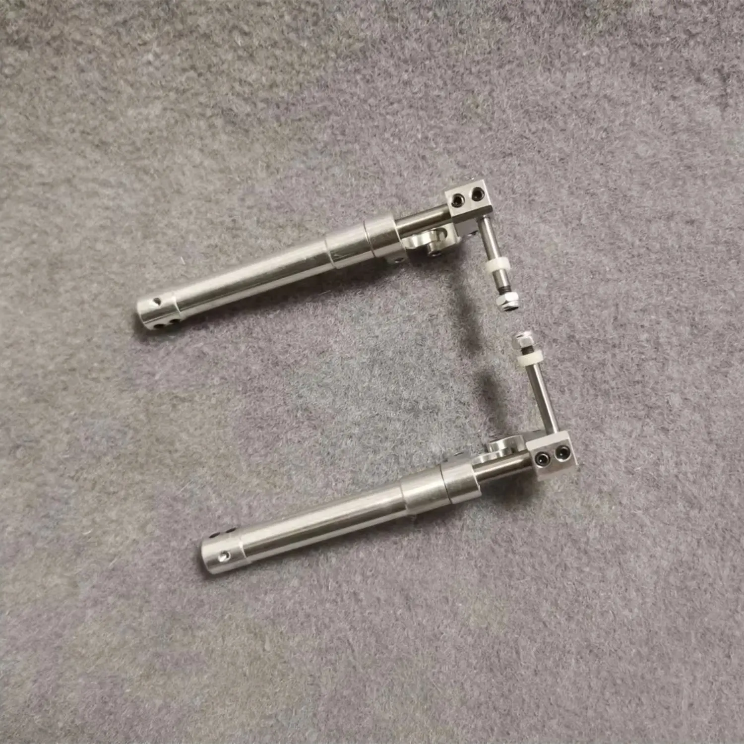 Train d'atterrissage CNC 6mm 70-175mm, rétrait d'amortissement à ressort pour Jet EDF 3.5kg, échelle de mise à niveau d'amortisseur en aluminium, pièces d'avion RC