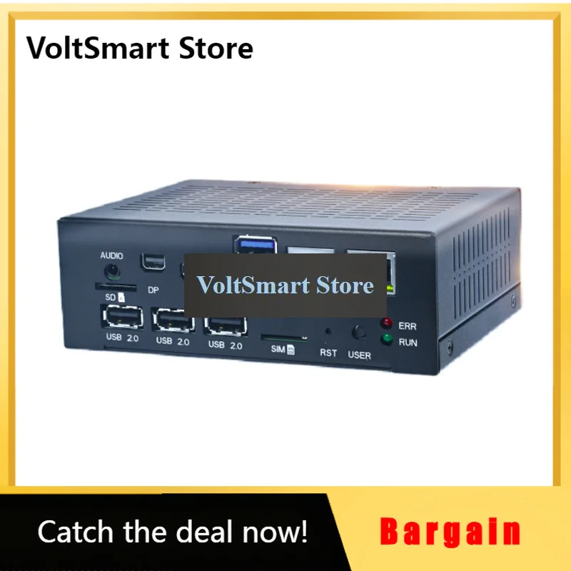 VoltSMYD-LR3568 Industrial PC With Quad-Core A55 For Edge Computing, Smart Linux Gateway, AI Technology | High-Performance Desig