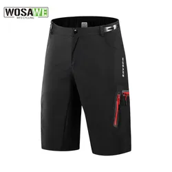 WOSAWE Men's Outdoor Sports Cycling Shorts MTB Downhill Trousers Mountain Bike Bicycle Shorts Water Resistant Loose Fit