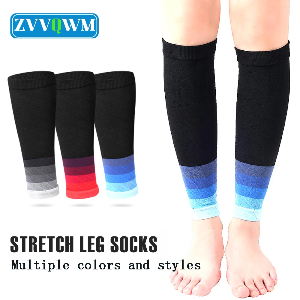 

1Pair Lower Leg Compression Calf Sleeve Shin Brace Adult Running Leg Sleeves Sports Calf Brace Varicose Vein Shin Protector Pain