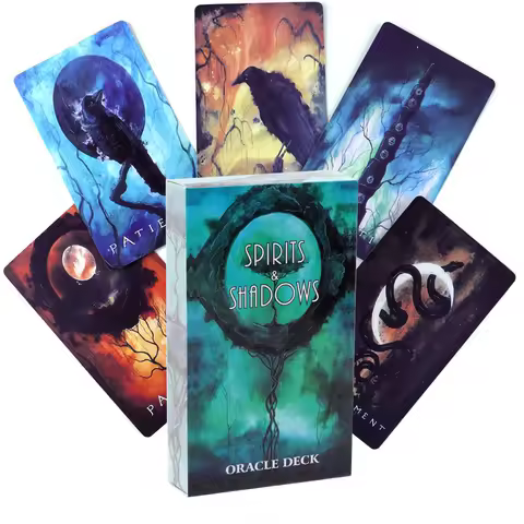 Hot Selling Spirits Shadows Oracle Leisure Entertainment Card Family Gathering Divination Deck Tarot Board Playing Card Game