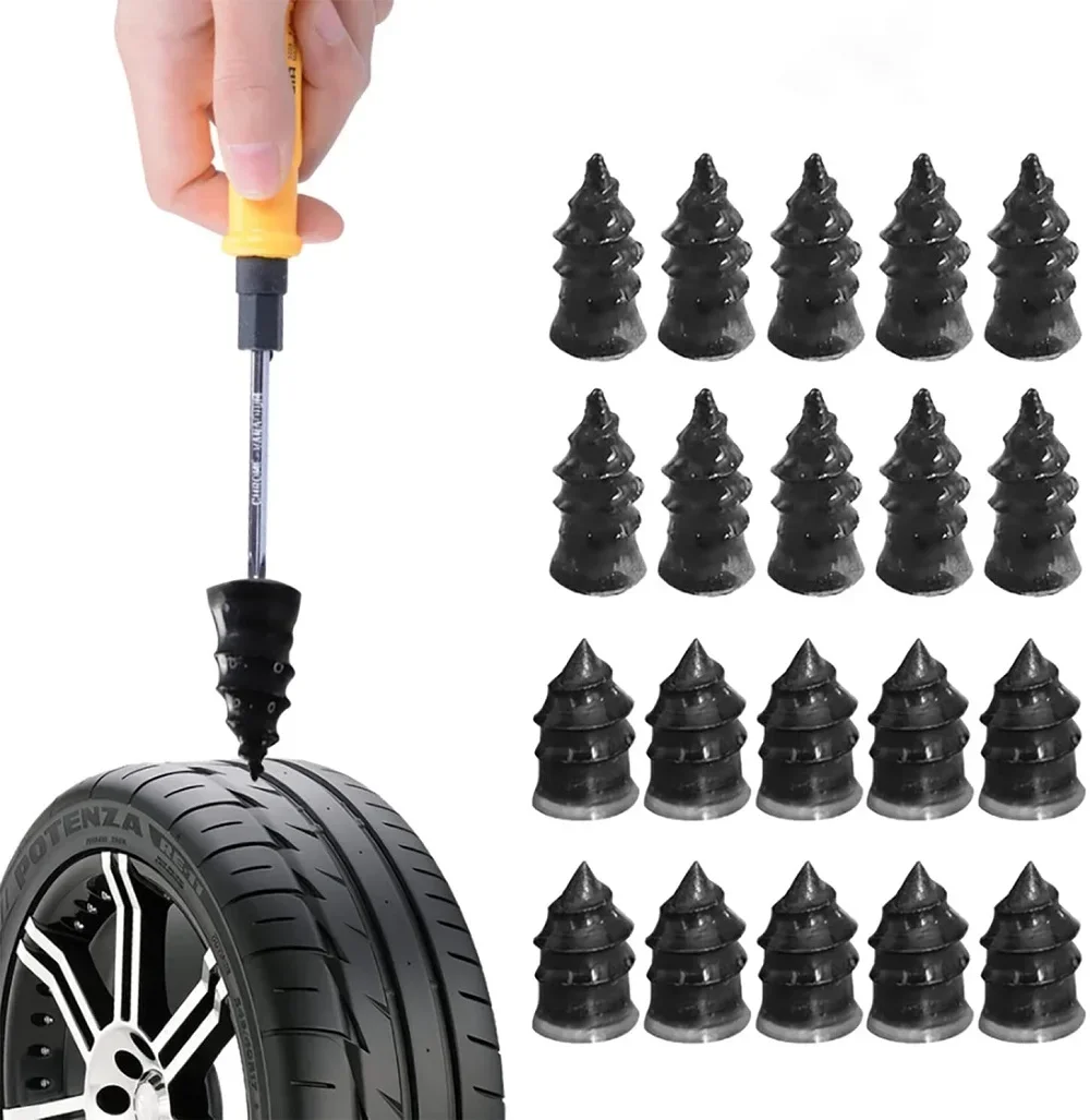 10-30Pcs Tire Repair Rubber Nail Fast Tool Self-Service Auto Motorcycle Vacuum Nail Fast Car Repair Tools(5 S+5 L) for Repairi