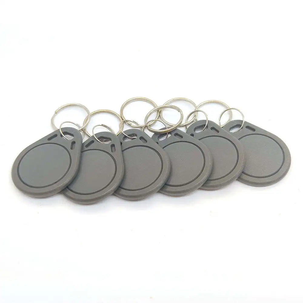 5Pcs 13.56MHz Mi-fare RFID Tag Waterproof IC Keyfob Token Access Control Door Entry Smart Security System Read ONLY