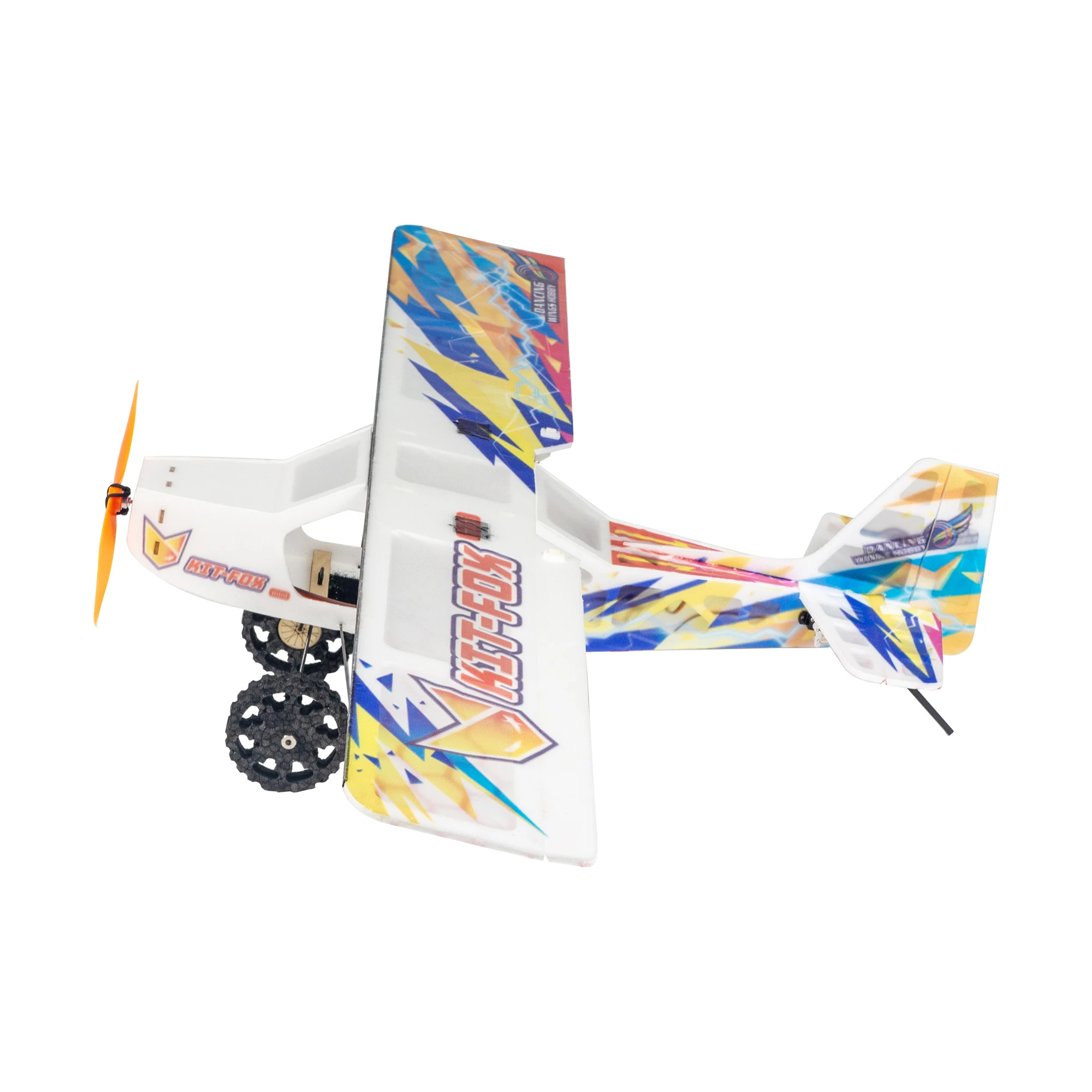 

AEO KIT-FOX Mini v2025 570mm Foam RC Airplane Kit with Power System Motor MM1104 3700KV Motor 2S 5A ESC PP RC Plane Lightweight