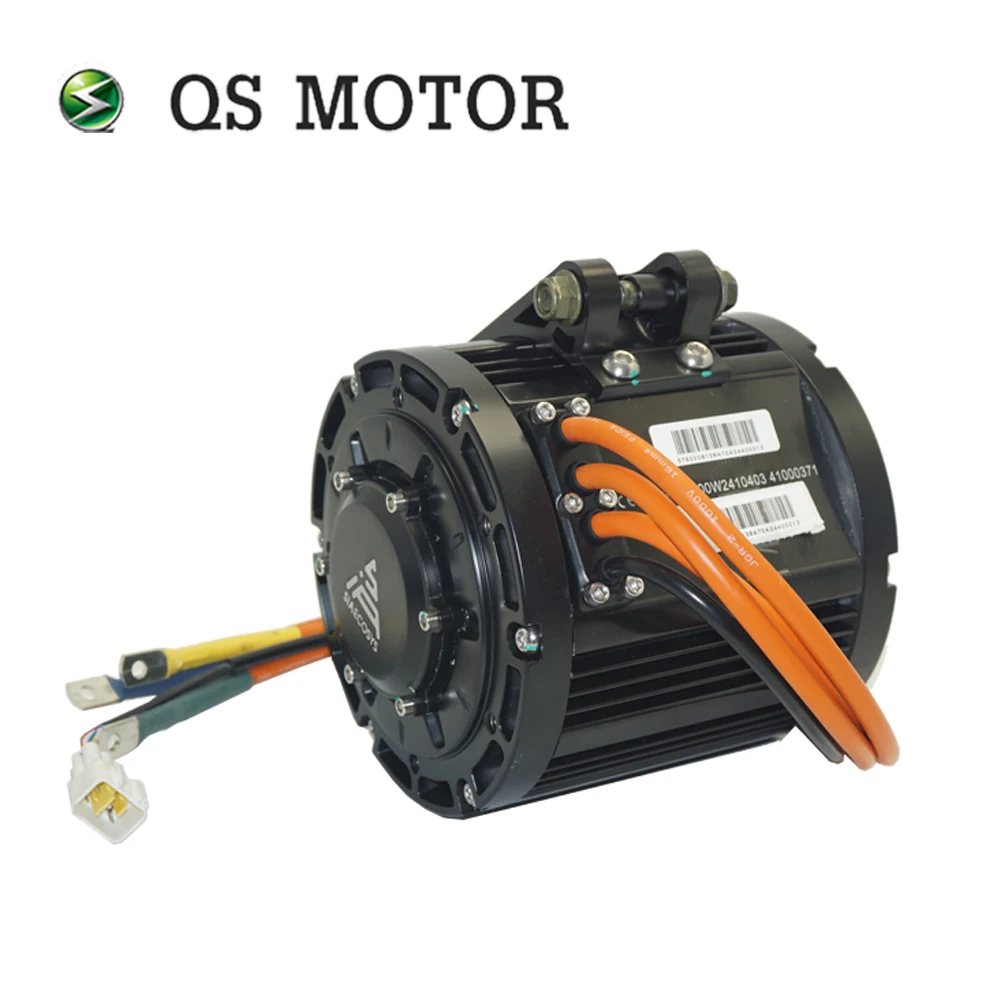 QS Motor-Eje estriado para motocicleta eléctrica, Eje estriado con piñón 3000 14T, 428 W, 70H, V1, QS138