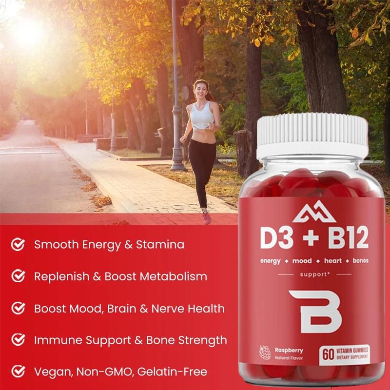 

Vitamin D3 and Vitamin B12 are rich in Vitamin D3 and B9, as well as folic acid.They are essential for natural energy metabolism