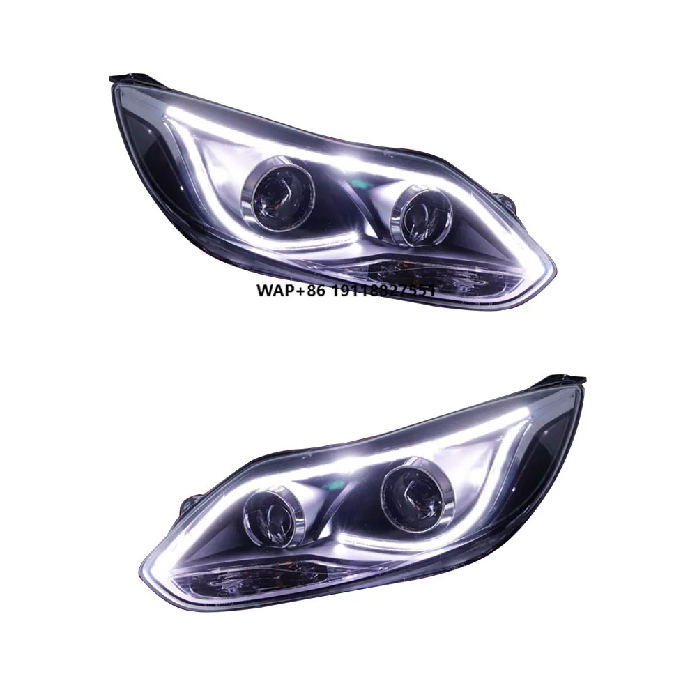 

LED DRL Dynamic Turn Signal Head Light Assembly for Focus Car Headlight 2012-2014 Auto Accessories