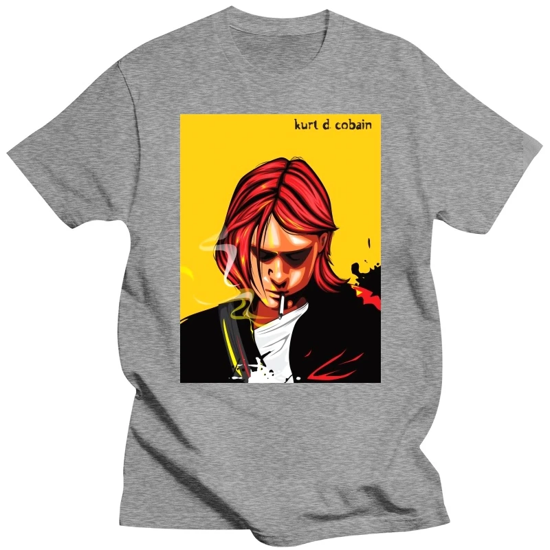 PRIA WANITA PREMIUM DISTRO SABLON DTF DTG DESAIN KURT D COBAIN T Shirt