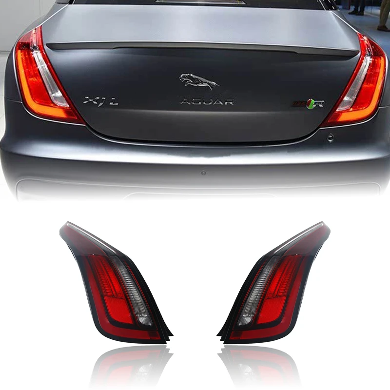 Para luces traseras LED modificadas Jaguar XJ Color negro