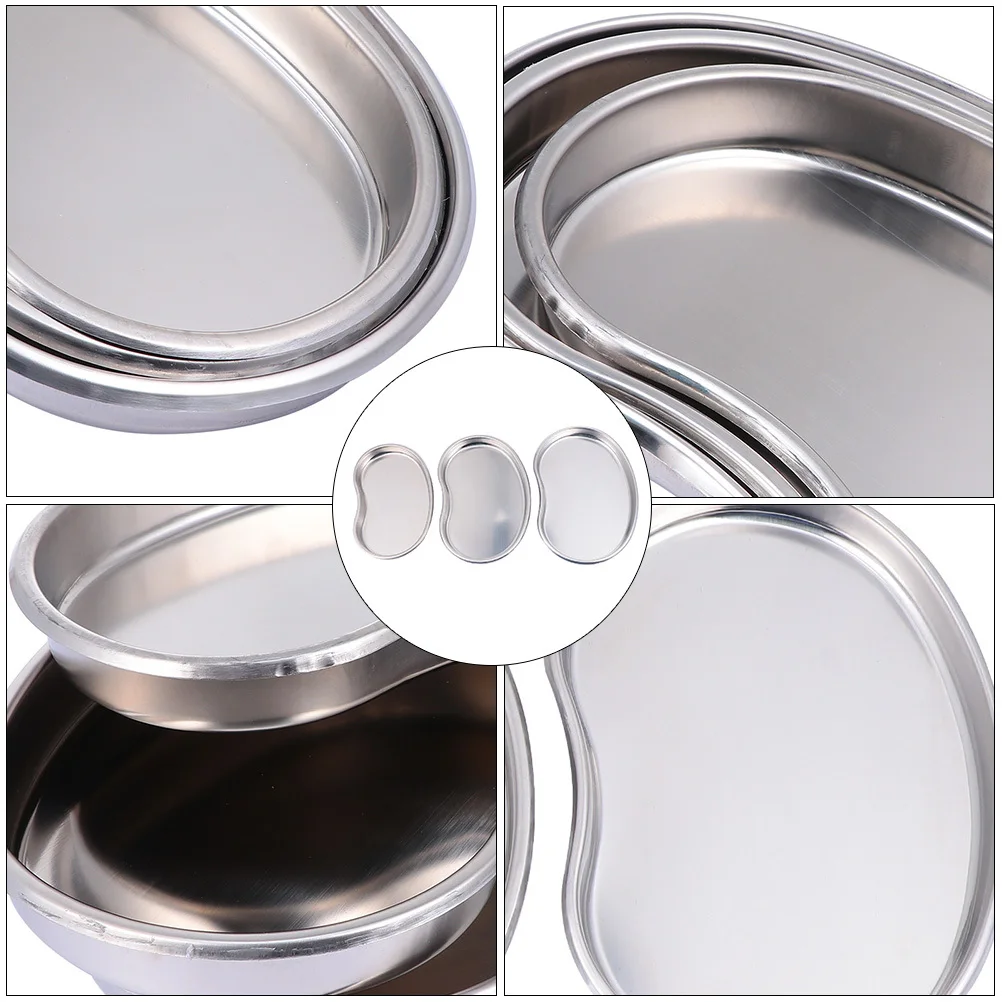 

6 Pcs Surgical Trays Experiment Medical Instrument Clinical Laboratory Equipment