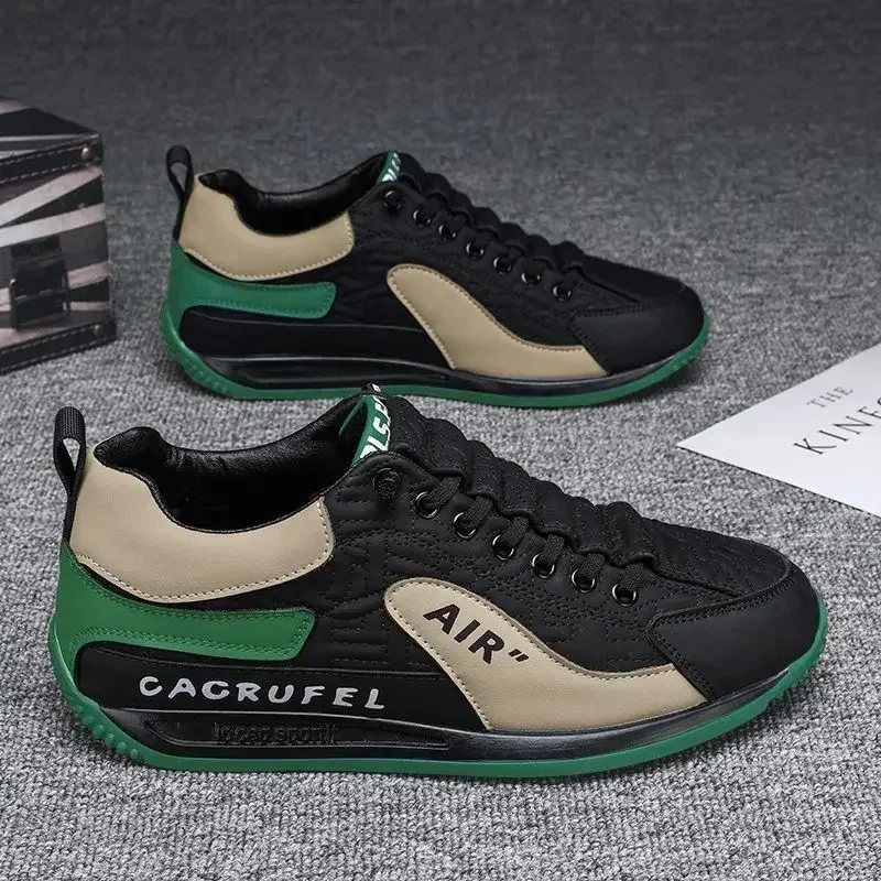 

Man Vulcanized Shoes Men Running Shoes Outdoor Sport Sneakers Flat Casual Sneakers for Men Shoes 2025 New Brand Footwear