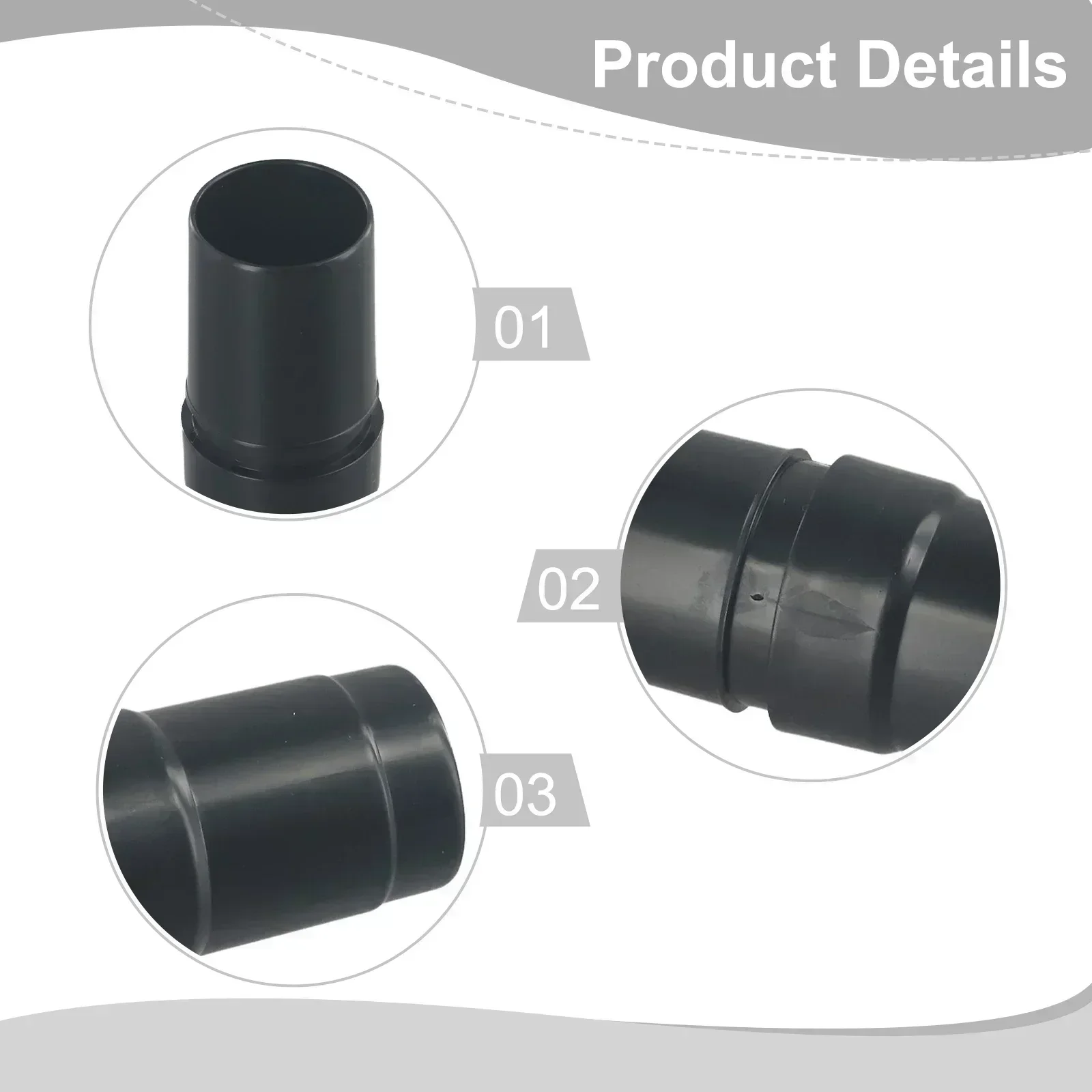 Adaptador de manguera ABS, convertidor para aspiradora de 28-32mm, piezas de repuesto, accesorios de limpieza del hogar, 1 unidad
