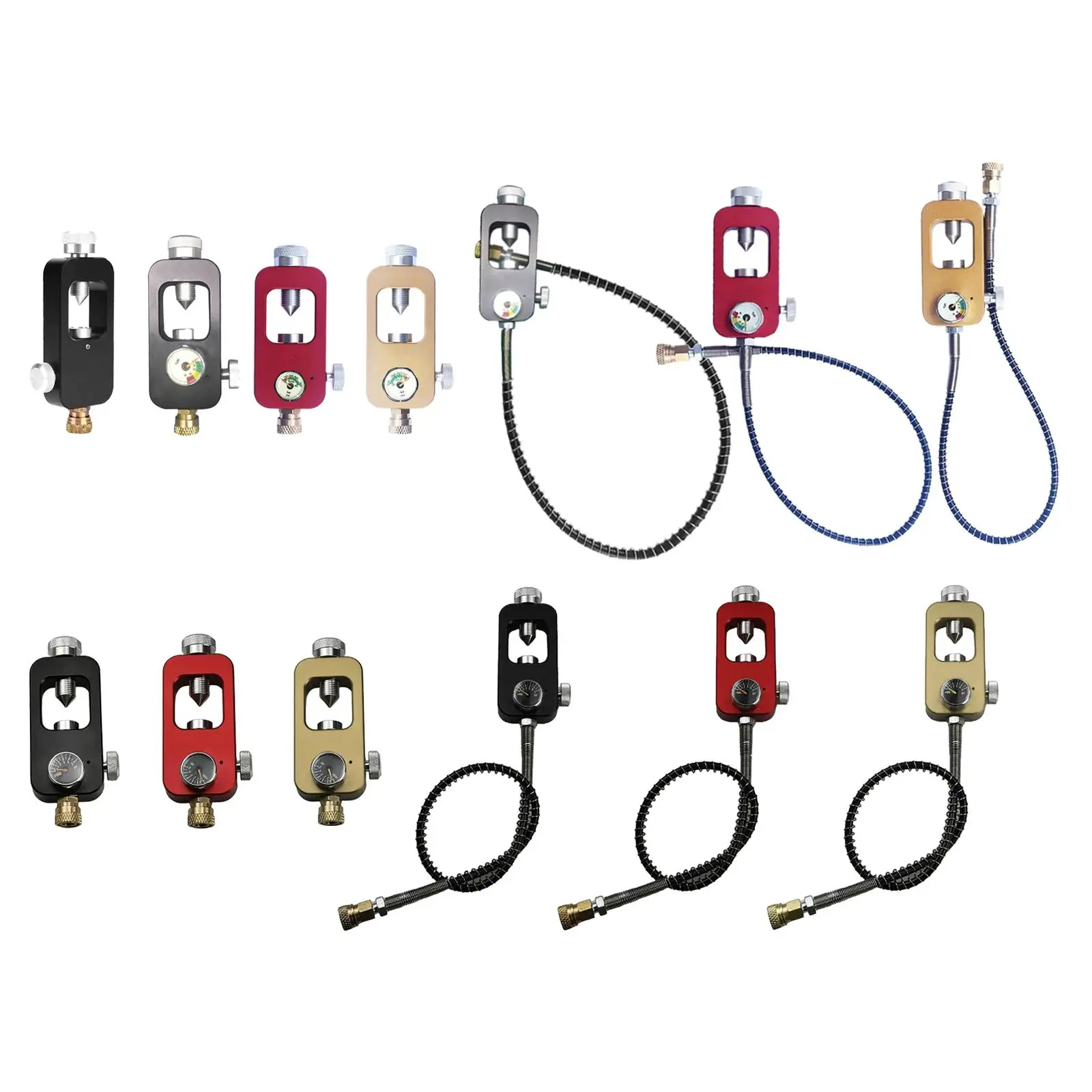 Underwater Diving Scuba Oxygen Cylinder Air Tank Refill Regulator Adapter