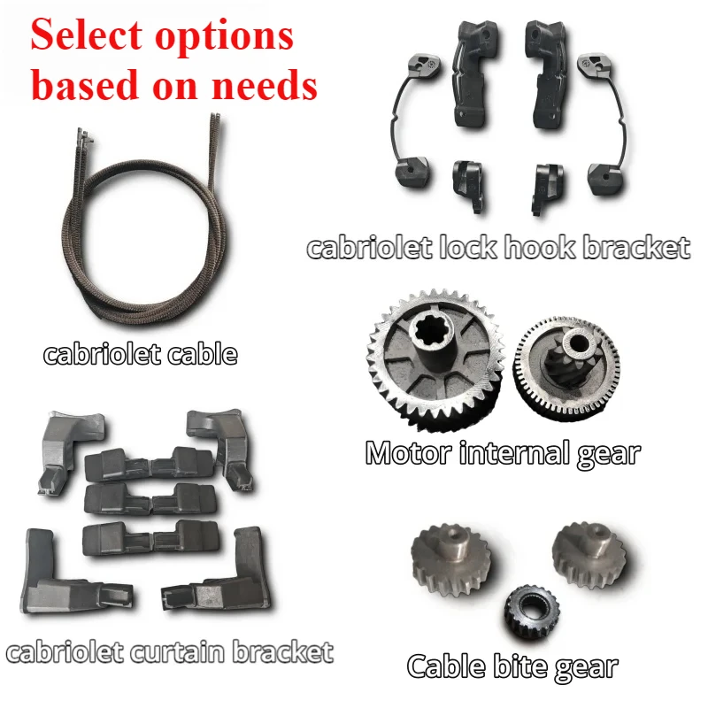 

SVA043 подходит для Mercedes Benz Smart W451 FORTWO CABRIO, ремонтный кронштейн люка, кабель шестерни A4517760016 A4517800089 A4517820028