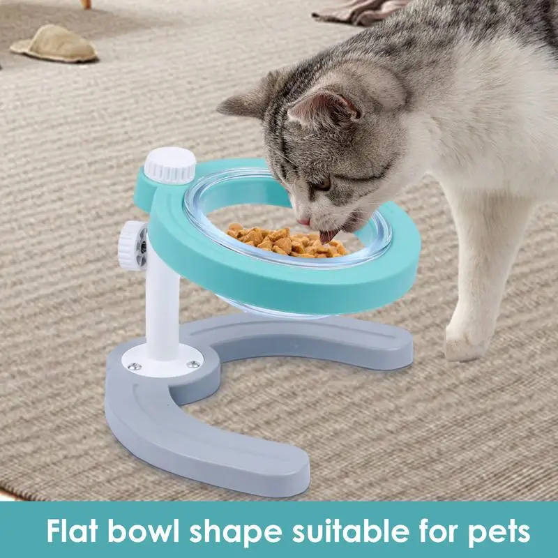 Pet Adjustable Lift Bowl Small Dog Non-Slip Feeder Tilt Non-Slip Dog Food Water Bowl Protect Cervical Spine Dog Bowl