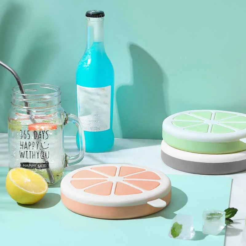ABNM Silica Gel Ice Box Homemade Complementary Food Ice Domestic Small Quick Freezer Refrigerator Ice Mold With Cover