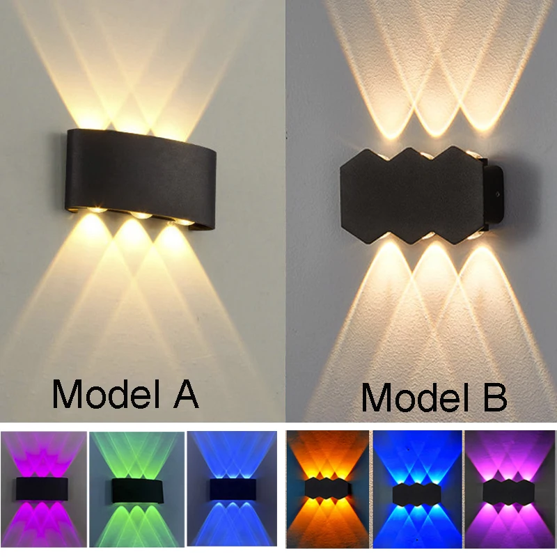 Tuya Smart LED Wall Lamp WIFI  Outdoor RGBCW Waterproof Garden Porch Light Atmosphere Decoration Light Work With Alexa Google