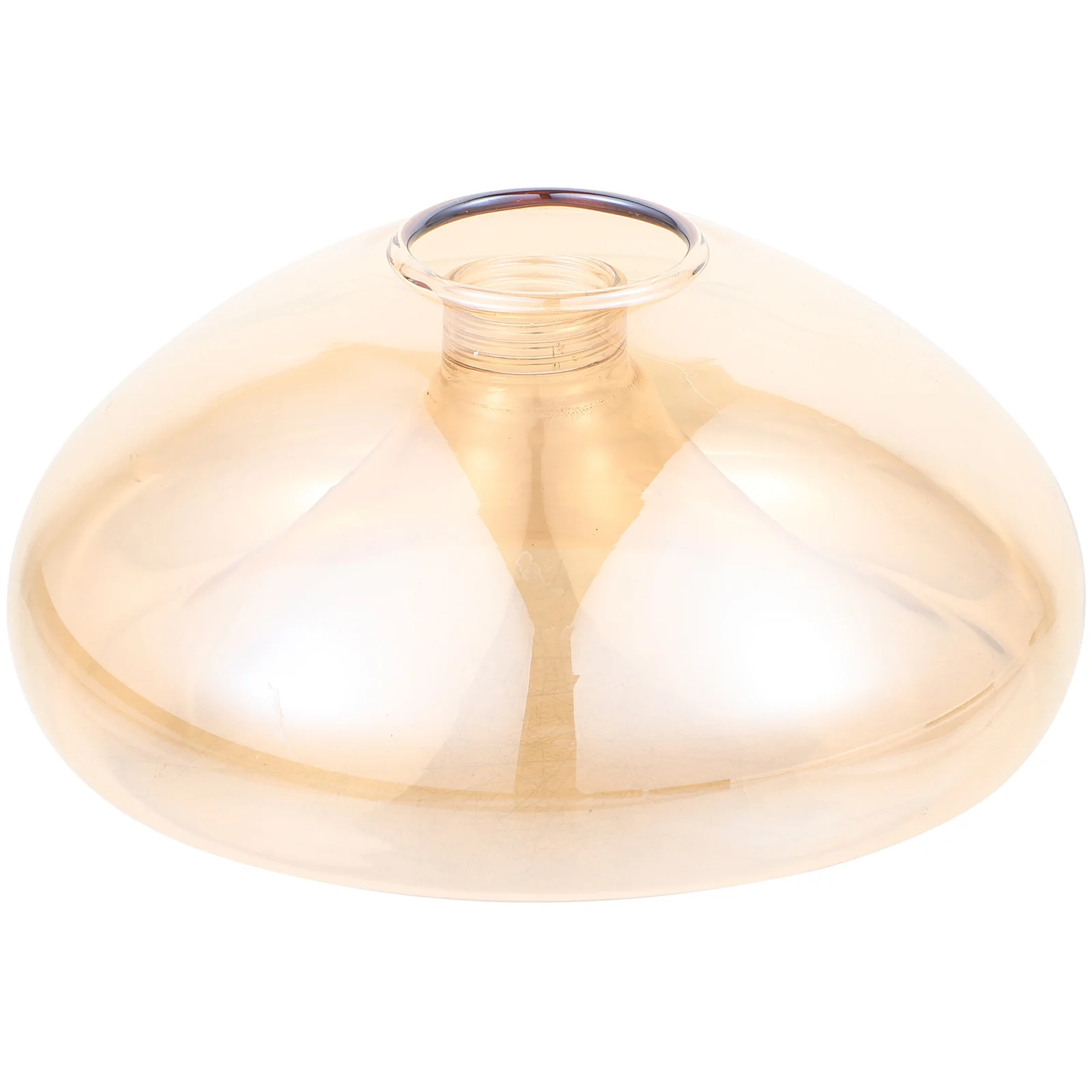 

Amber Glass Ceiling Light Shade Decorative Lamp Shade Replacement Lamp Cover for Bedroom Hotel Restaurant Modern Indoor Lighting