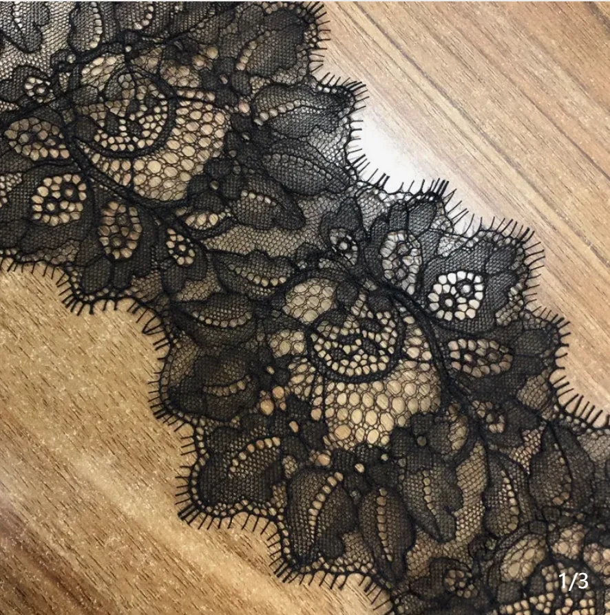 

13CM Wide Wedding Veil Lace Trim Sewing Chantilly Lace Off White Exquisite Quality